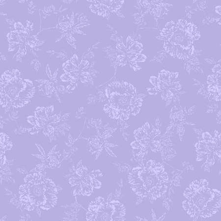 *Lilac Shadow Flower 108in Wide Back