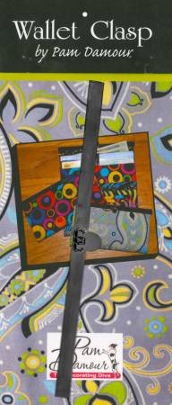 Quick Clutch Wallet Frame Black 7-1/2in