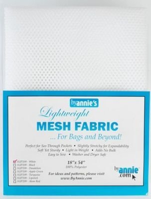 Lightweight Mesh Fabric 18x54 white