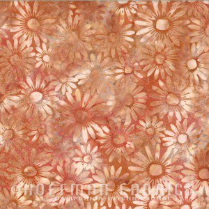 *Daisies Coral - Bali Batik