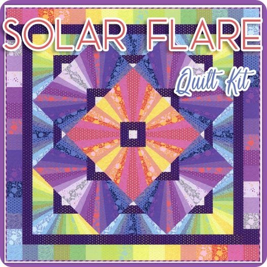 Solar Flare Quilt Kit:Pre-Order